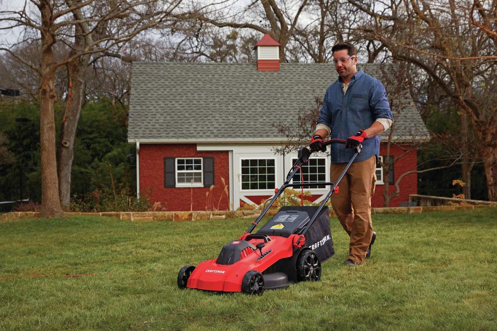 Electric Push Lawn Mower, 20-Inch Corded 13-AMP D3730