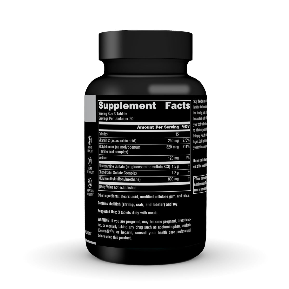 Glucosamine Chondroitin with MSM 60 Tablets B7055