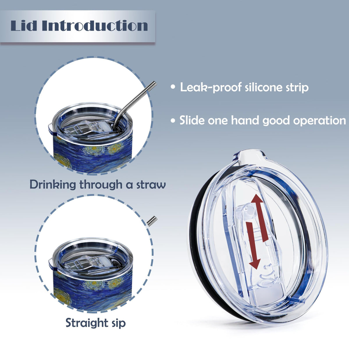 20oz Insulated Stainless Steel Tumbler with Lid D8130