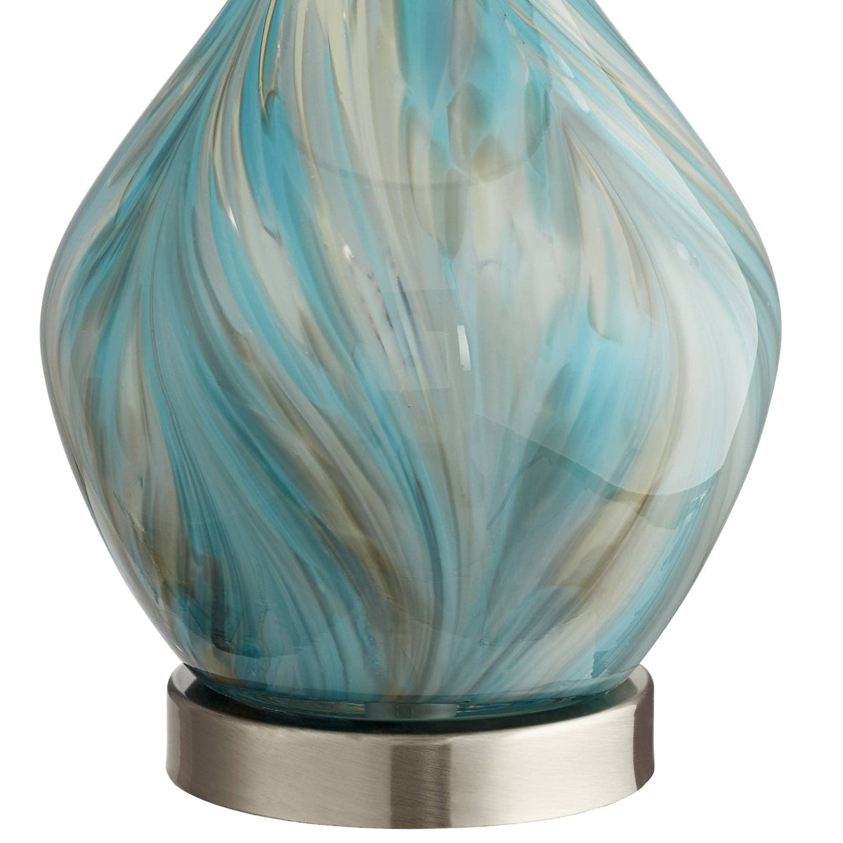 22" Art Glass Table Lamps Set of 2 D60726