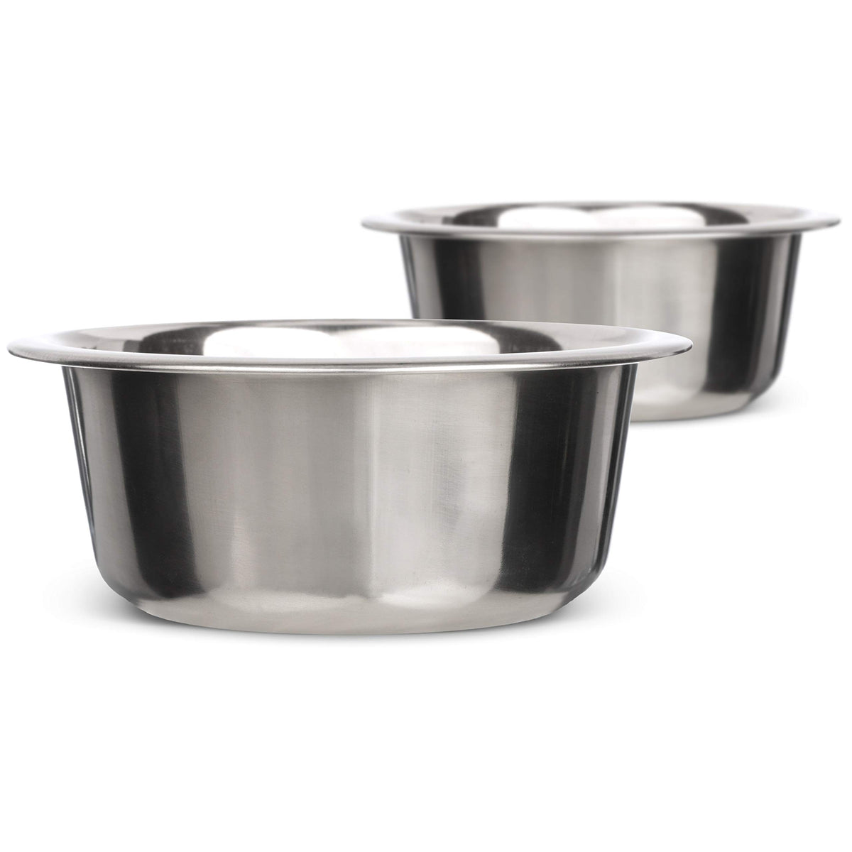 2.2 Cup Stainless Steel Dog Bowls Set of 2 S570216