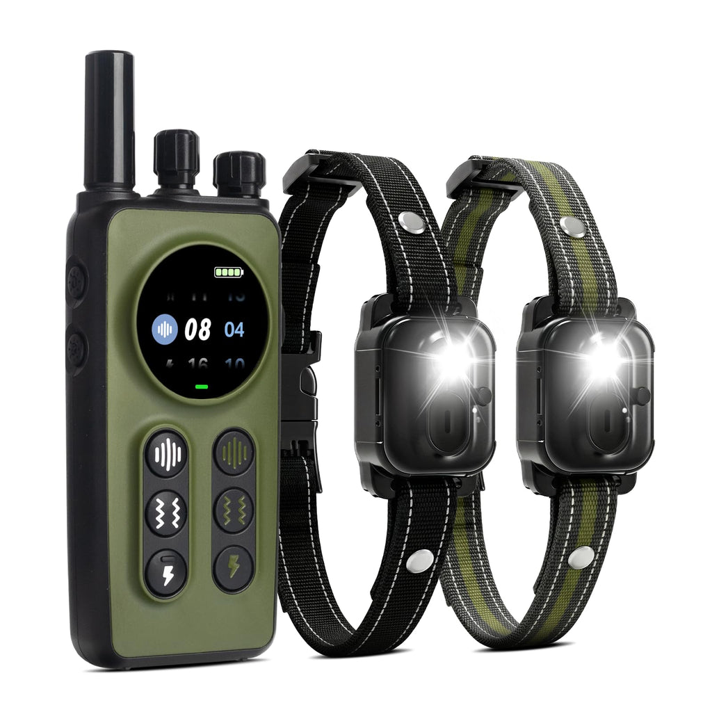 Shock Collar for 2 Dogs, 4 Modes, IPX8 Waterproof Dog Training Collar W627