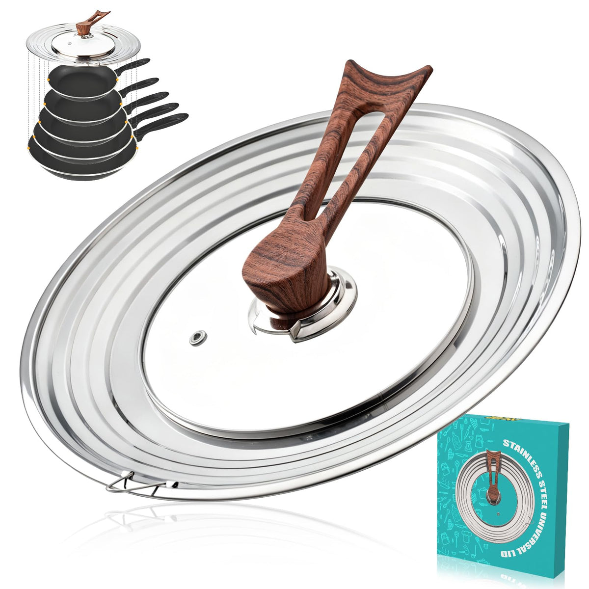 Universal Pan Lid with Tempered Glass O611