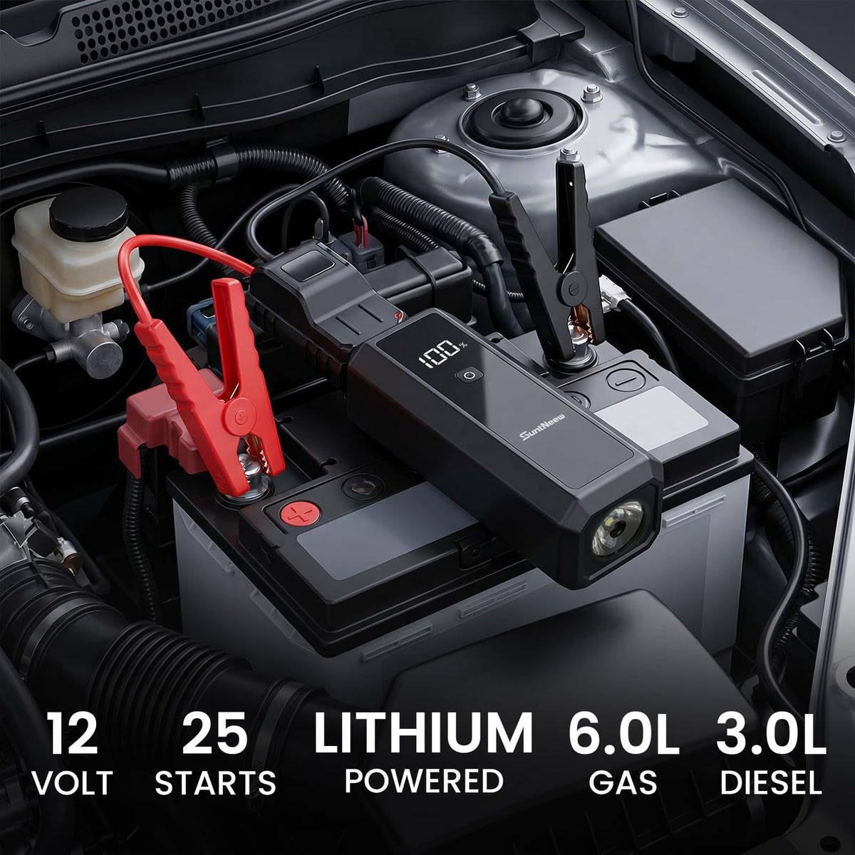 1500A 8000mAh 12V Jump Starter V140
