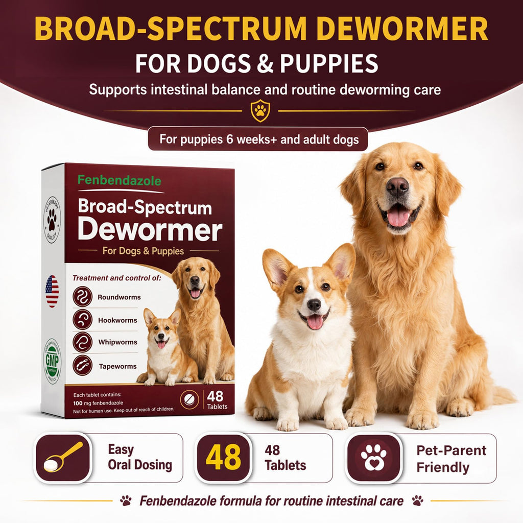 Dog & Puppies Dewormer Tablets B4418