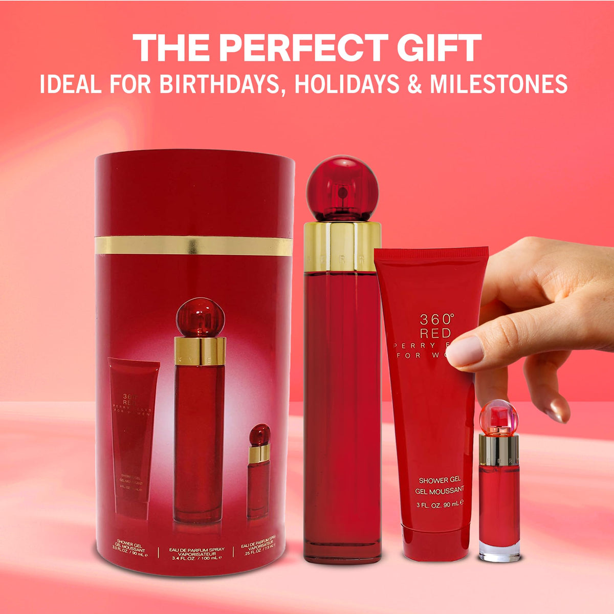 Red Eau de Parfum 3-Piece Gift Set W154
