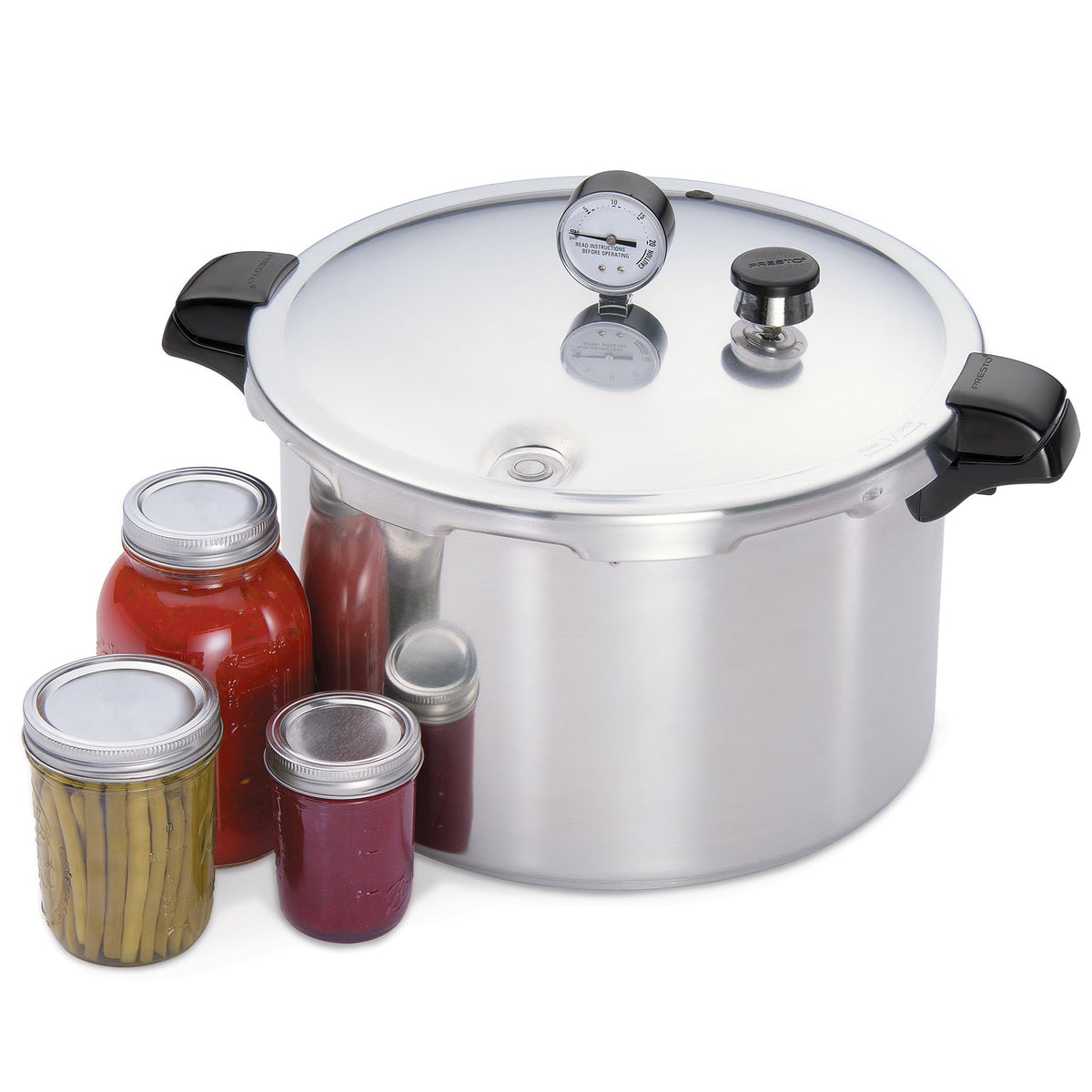 16-Quart Aluminum Pressure Canner and Cooker P901