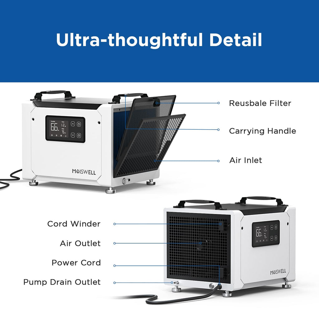 70 Pints Commercial Dehumidifier with Pump A397