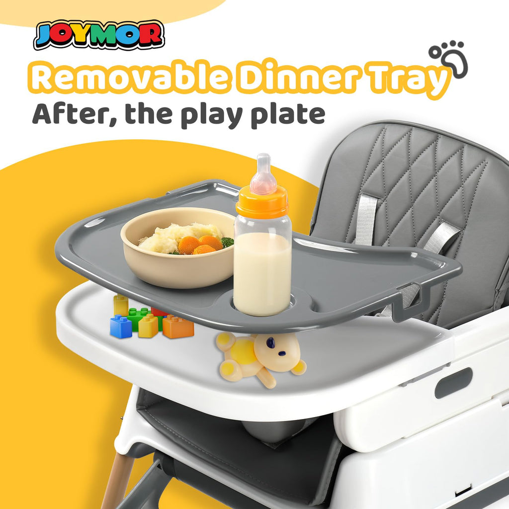 5 in 1 Portable High Chair with Double Tray X31852