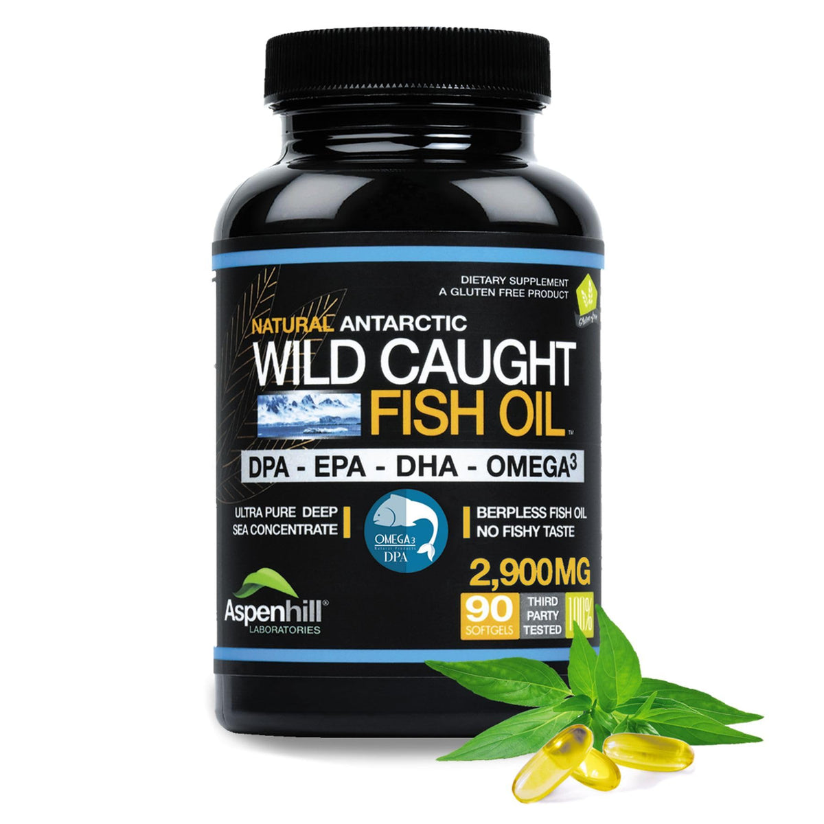 2900 mg Omega-3 Fish Oil 90 SoftGels H3357