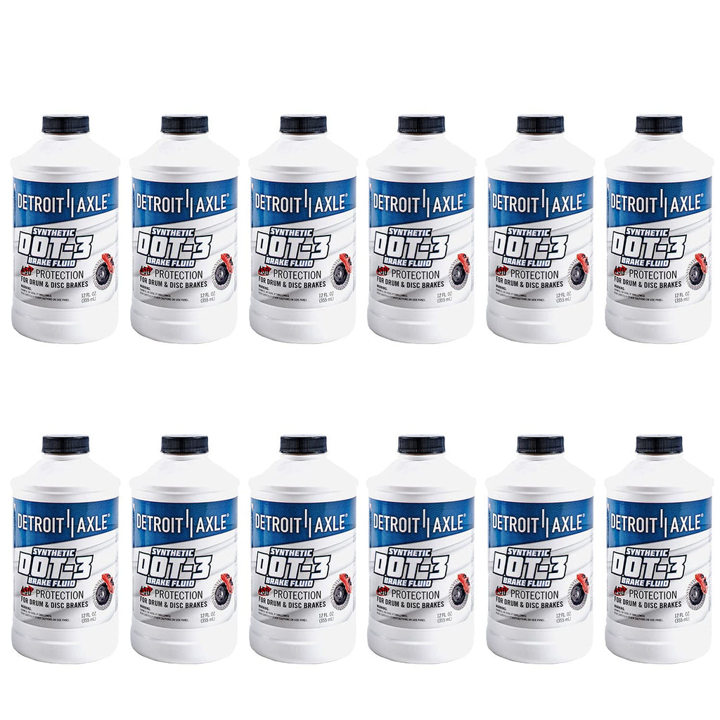 12oz Synthetic Dot-3 Brake Fluid H8344