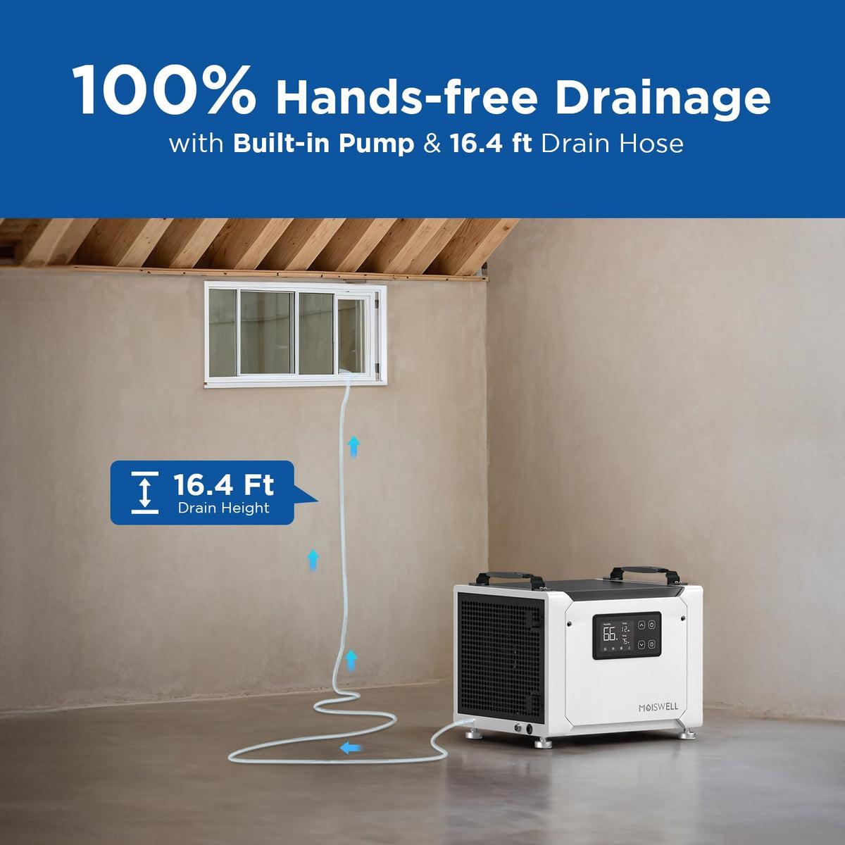 70 Pints Commercial Dehumidifier with Pump A397