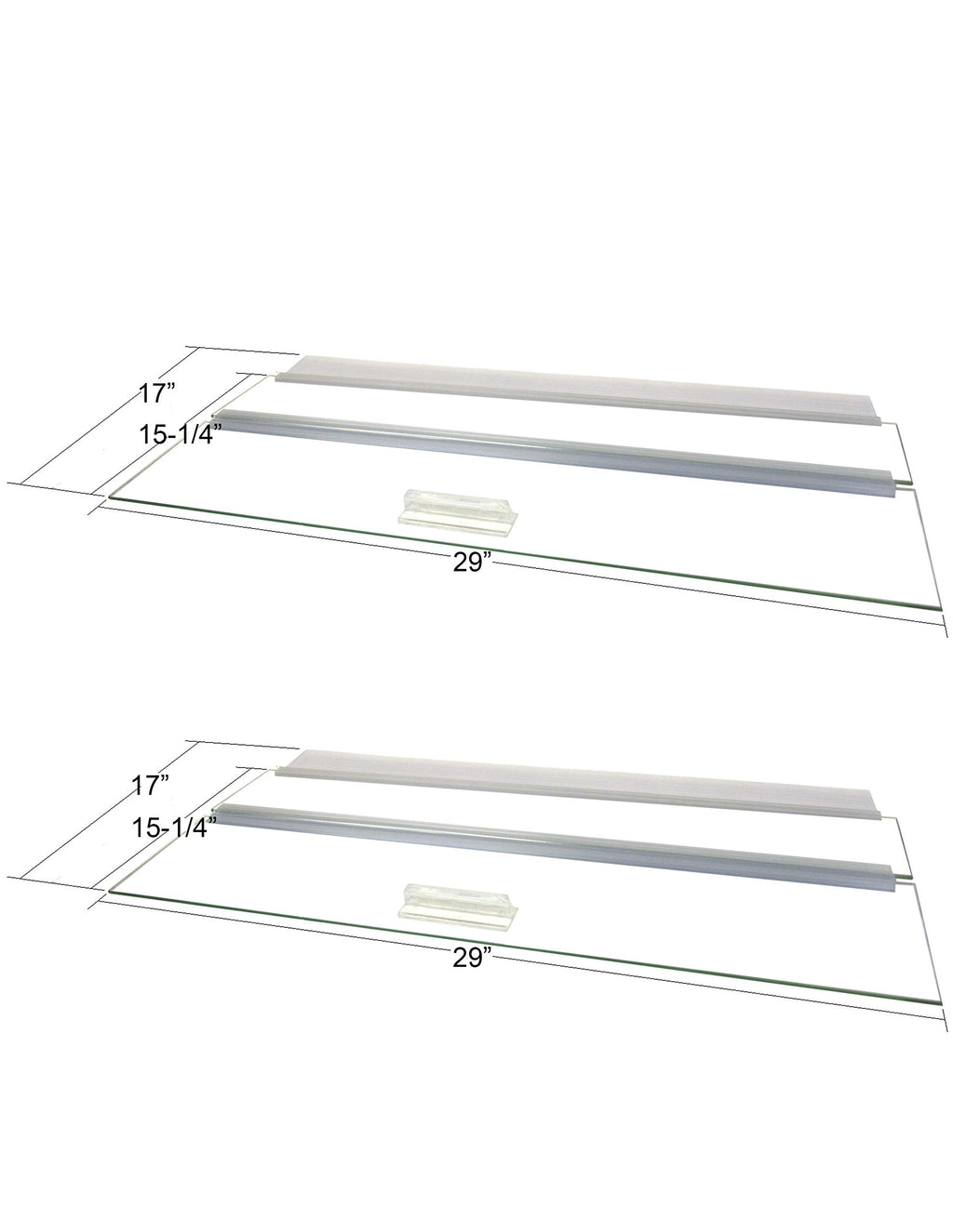 Glass Canopy Set for Aquariums C827