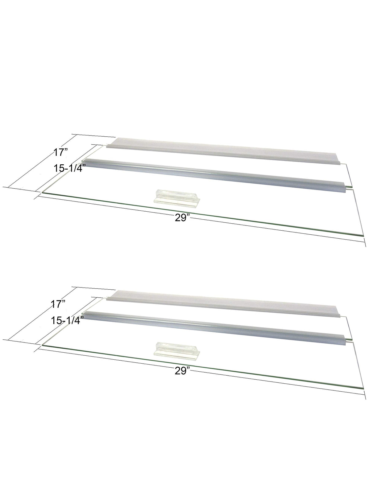 Glass Canopy Set for Aquariums C827