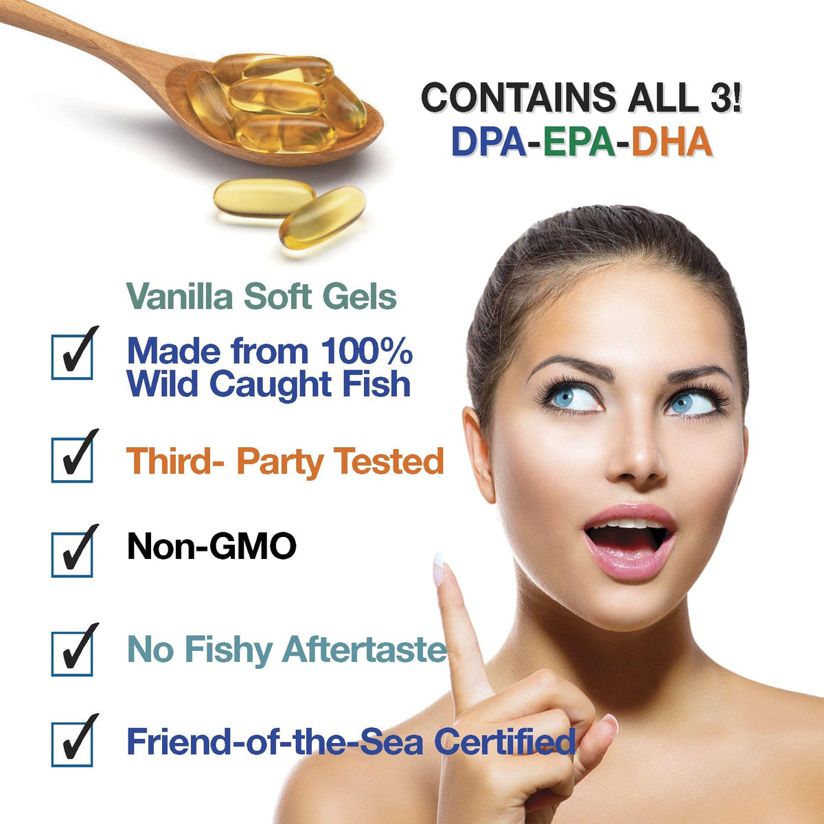 2900 mg Omega-3 Fish Oil 90 SoftGels H3357