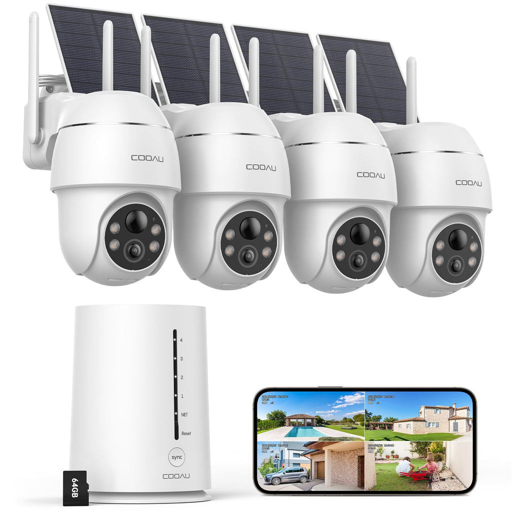 Solar Security Cameras Wireless Outdoor A566