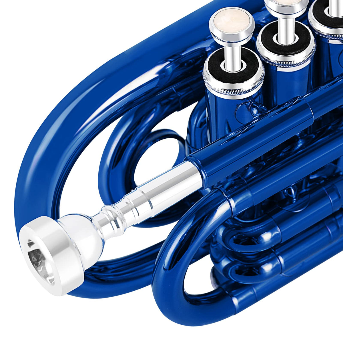 Bb Brass Pocket Trumpet with 7C Mouthpiece W59428