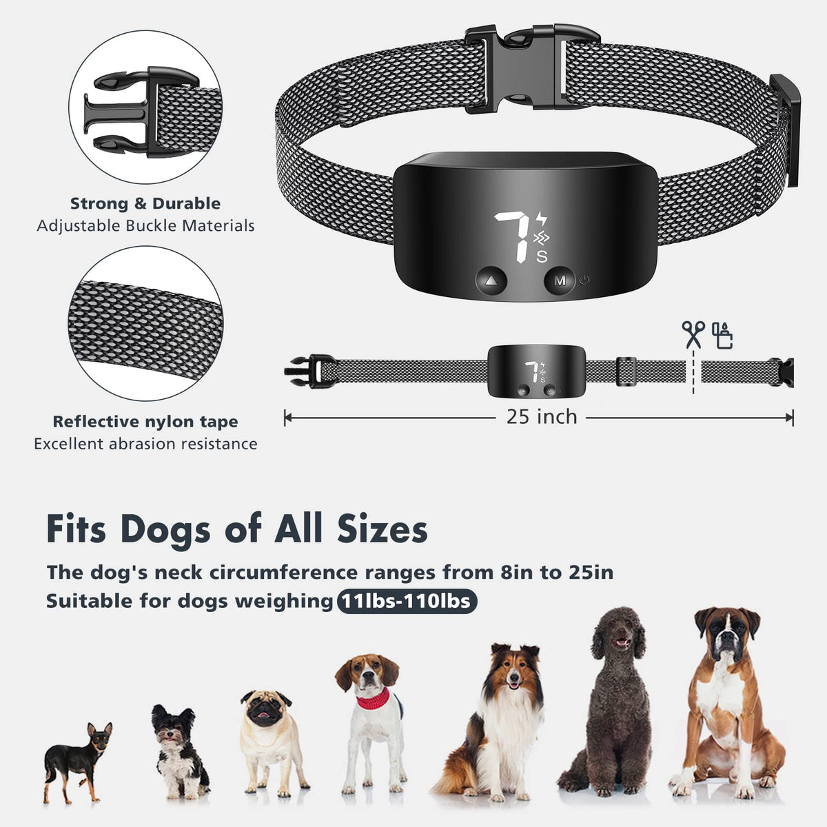 Rechargeable Anti Barking Training Collar U343027