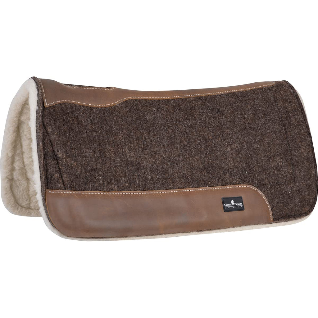 Blended Felt Saddle Pad with Fleece Bottom Z398