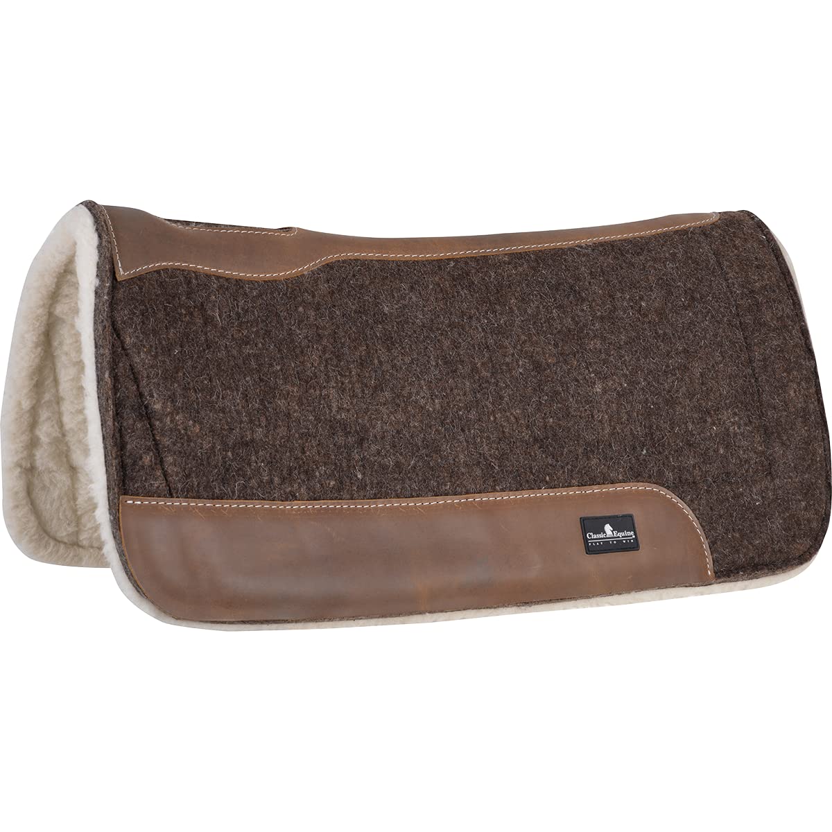 Blended Felt Saddle Pad with Fleece Bottom Z398