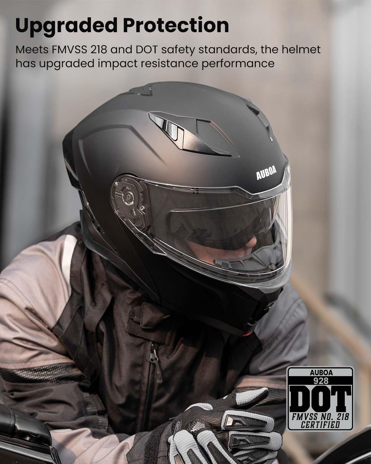 DOT Approved Modular Flip up Motorcycle Helmets W327