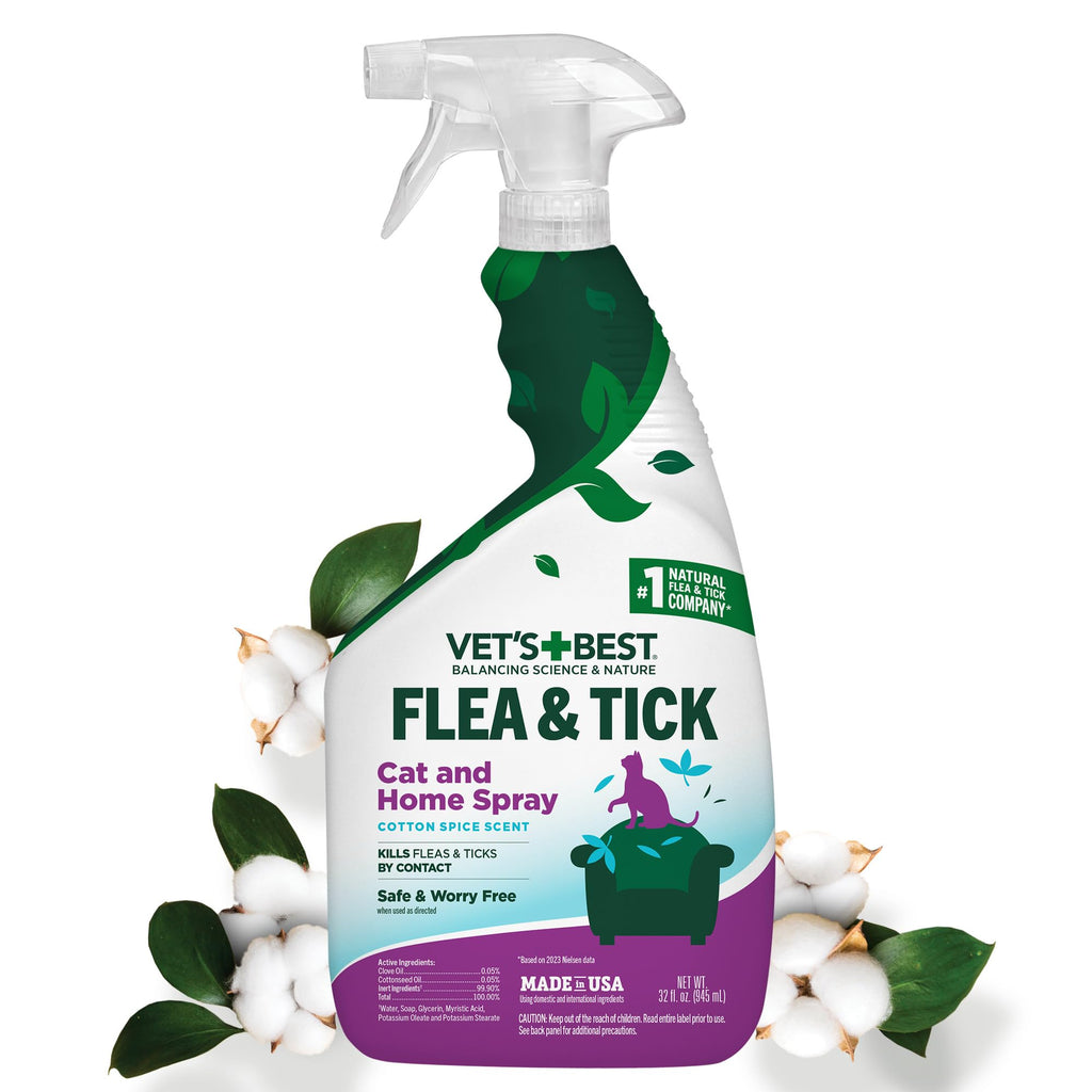 Flea & Tick Indoor Home Spray for Cats 32 oz P15298
