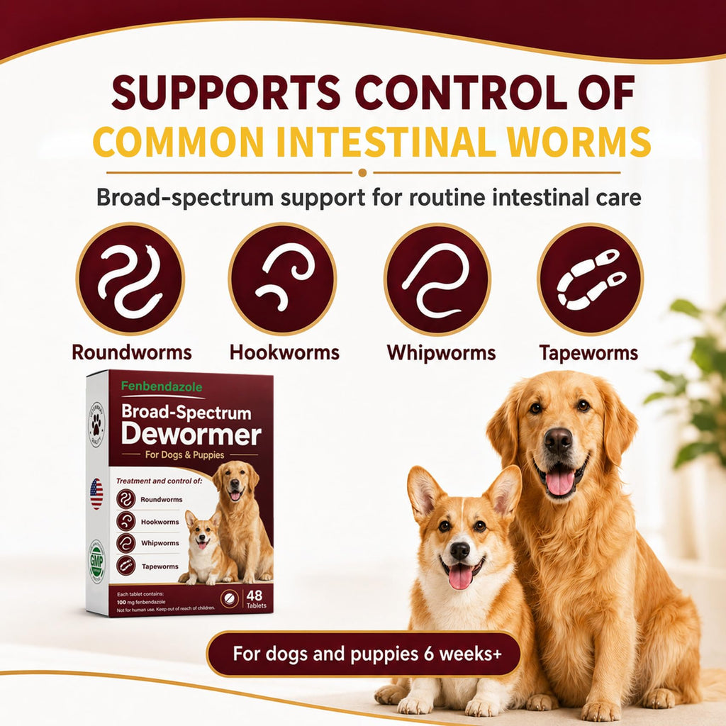 Dog & Puppies Dewormer Tablets B4418