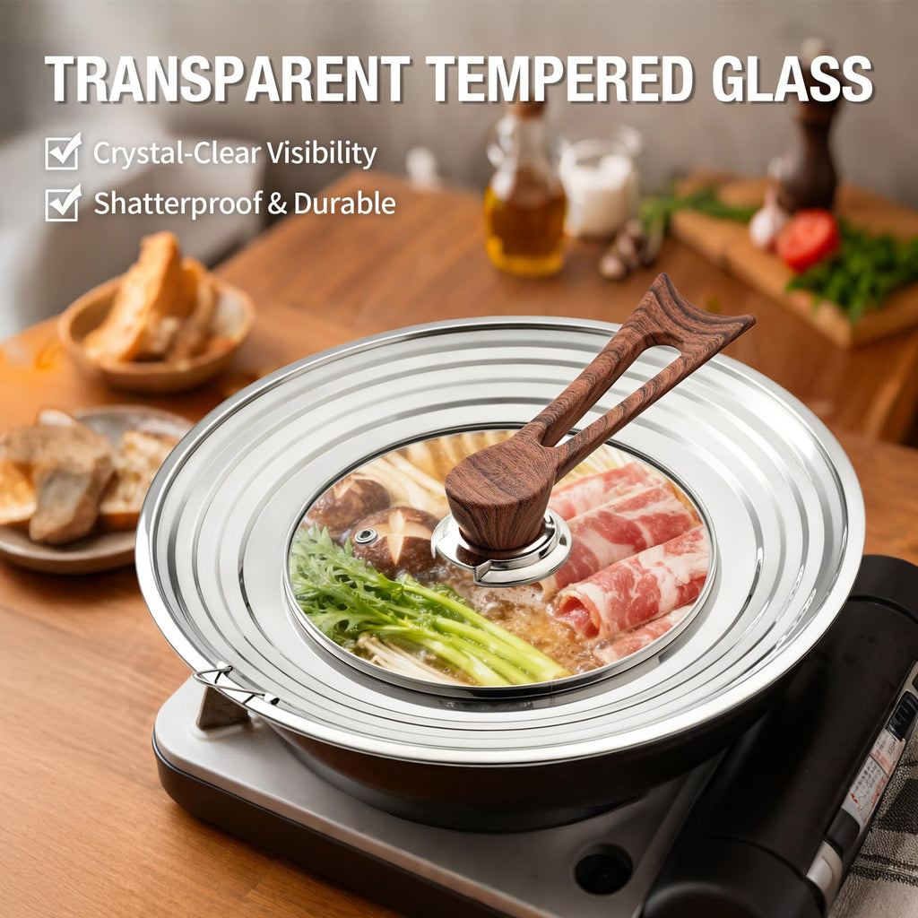 Universal Pan Lid with Tempered Glass O611