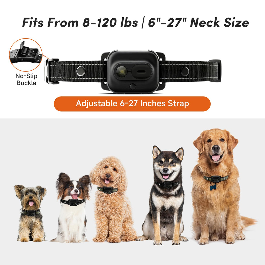 Shock Collar for 2 Dogs, 4 Modes, IPX8 Waterproof Dog Training Collar W627