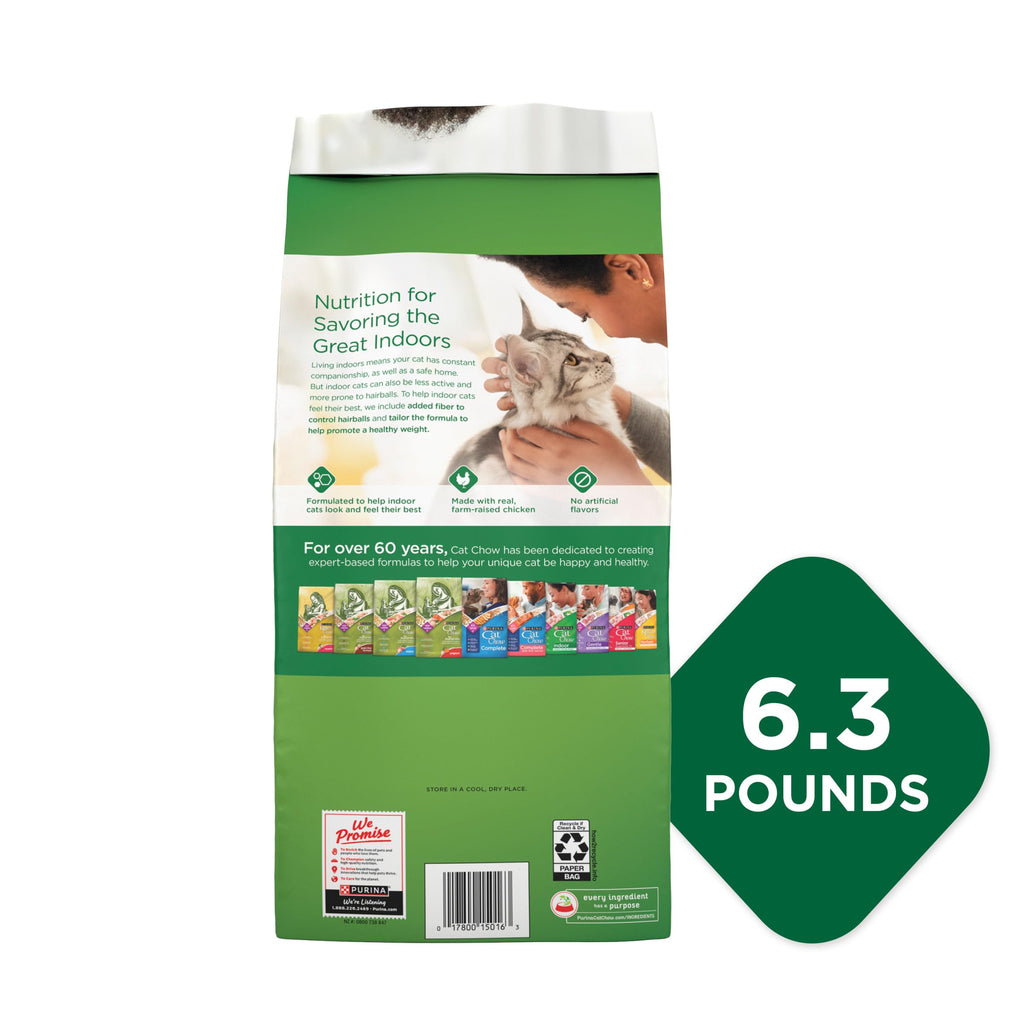 Indoor Dry Cat Food 6.3 lb. Bag P144