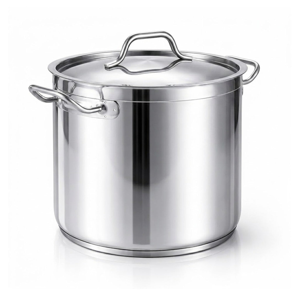 60 Qt Stainless Steel Stockpot with Lid W70785