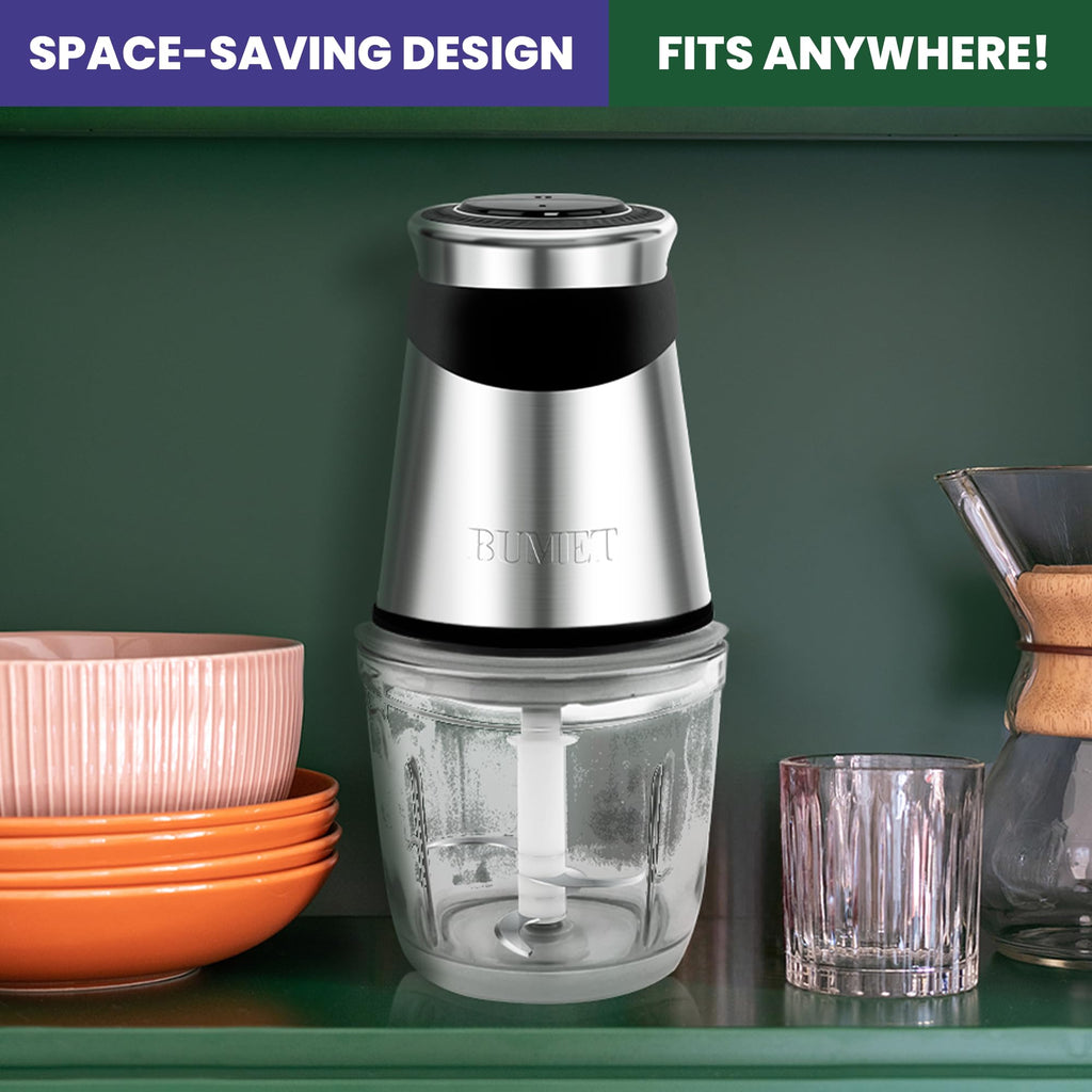 500W Mini Chopper 2.5-Cup Glass Bowl H5555