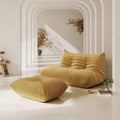 Yellow Corduroy Memory Foam Bean Bag Chair M3745