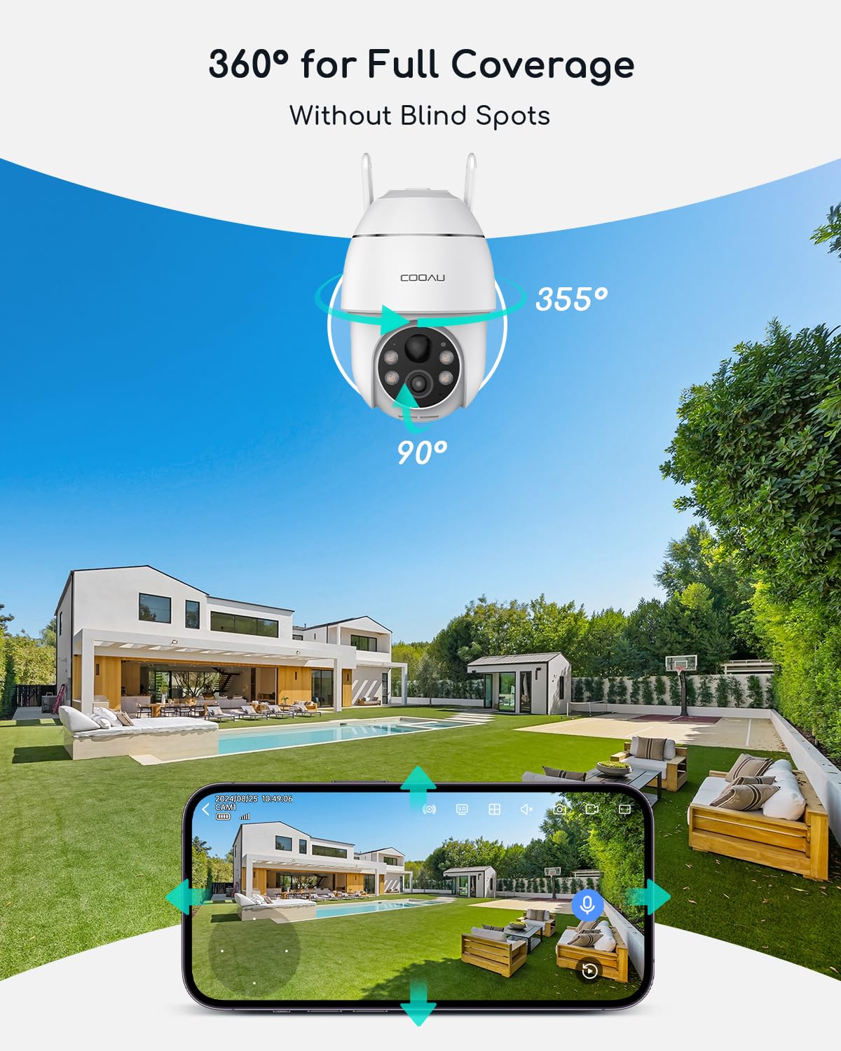 Solar Security Cameras Wireless Outdoor A566