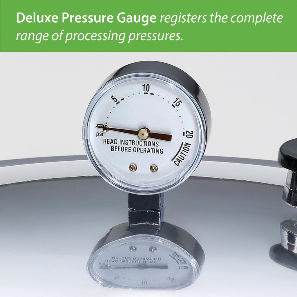 16-Quart Aluminum Pressure Canner and Cooker P901