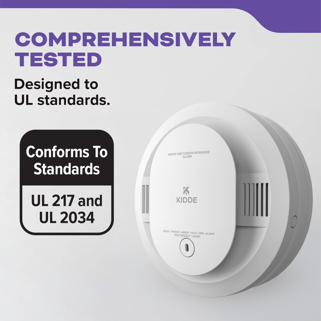 Smoke & CO Detector, AA Battery-Powered, 3 Pack L442836