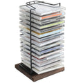 Black Metal CD Storage Rack Q5358