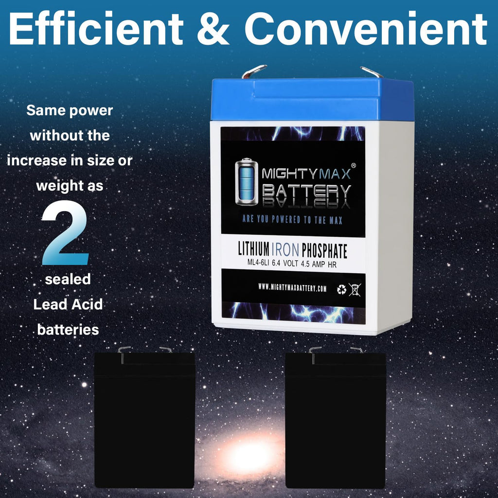 6V 4.5AH Lithium Replacement Battery V60516