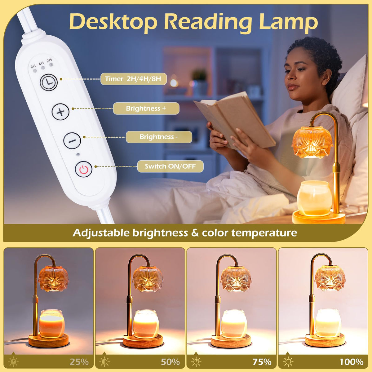 Candle Warmer Lamp with Timer K77640