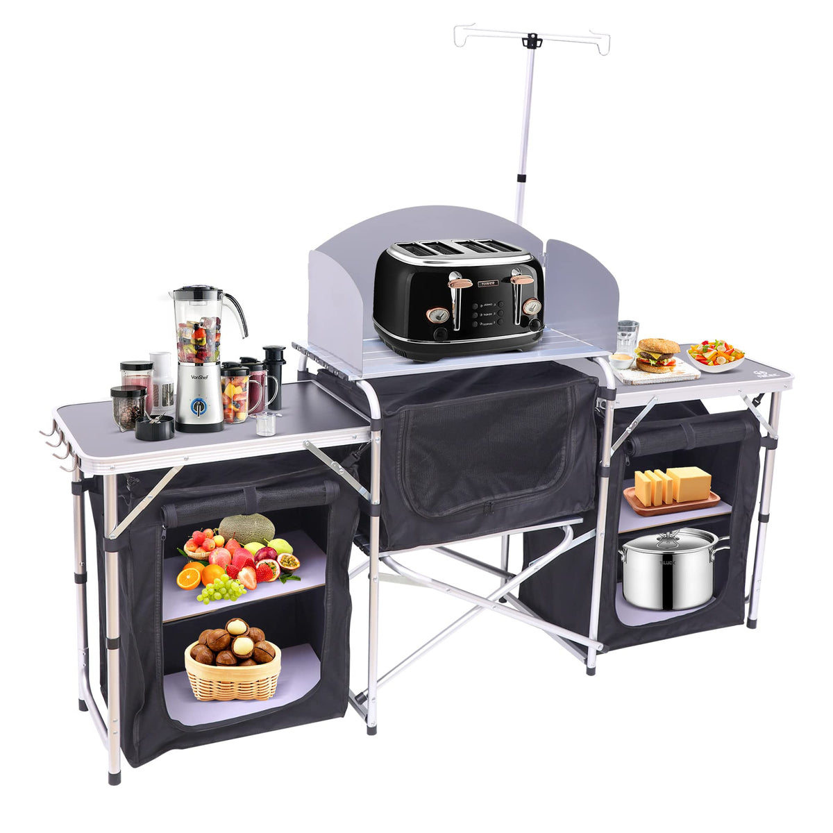 Folding Camping Cook Table N227568