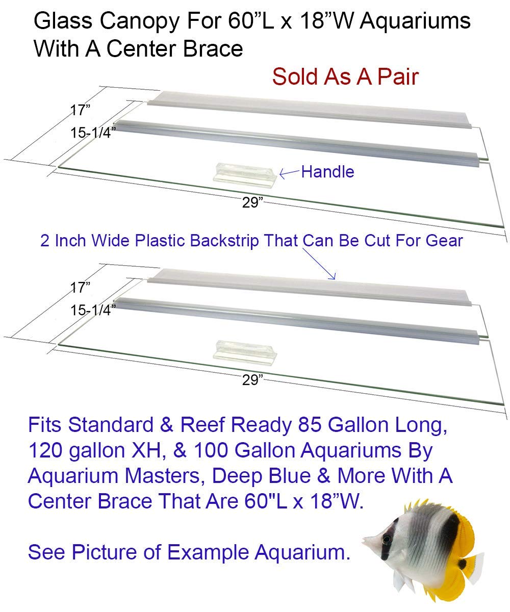 Glass Canopy Set for Aquariums C827