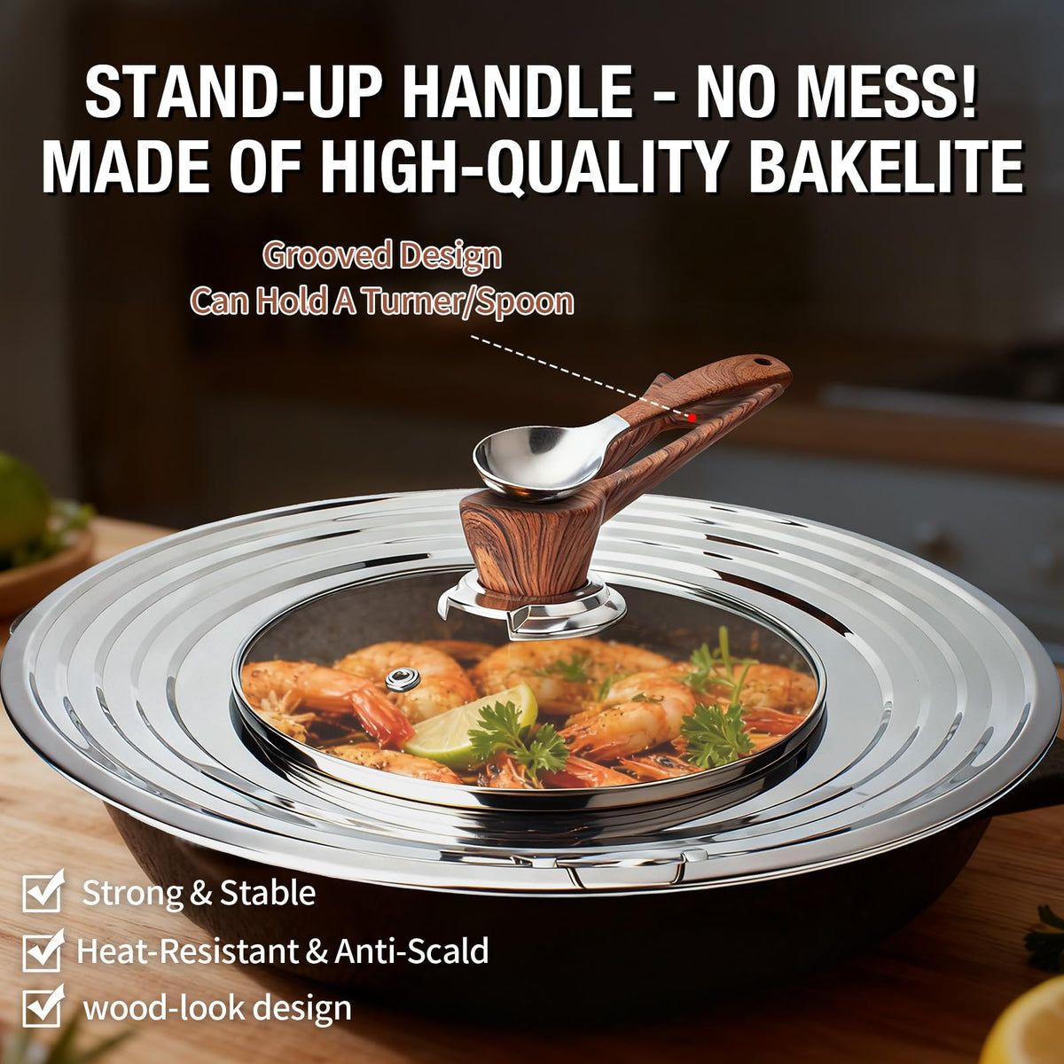 Universal Pan Lid with Tempered Glass O611