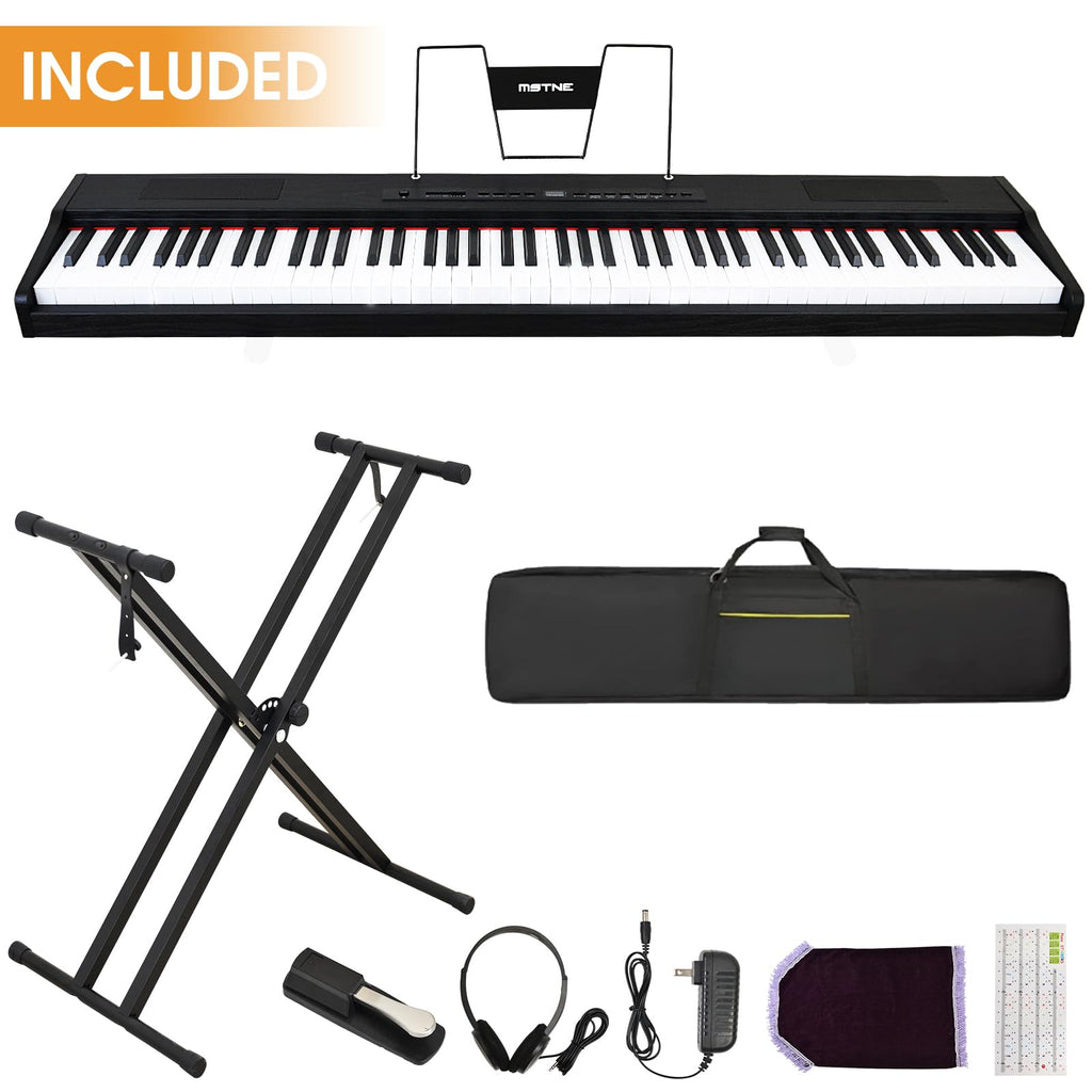 88 Key Semi Weighted Digital Piano with Stand M242