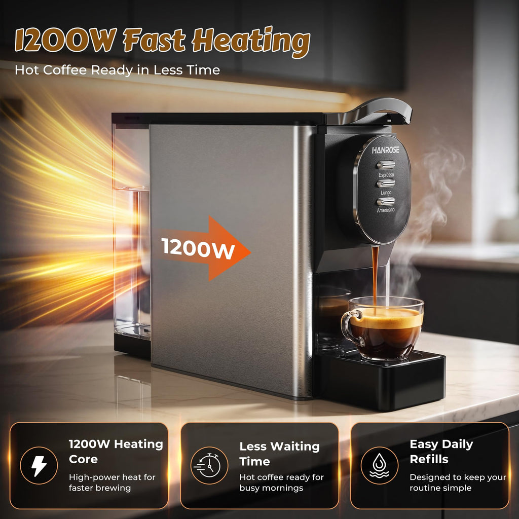 Stainless Steel 20 Bar Espresso Machine Z461749