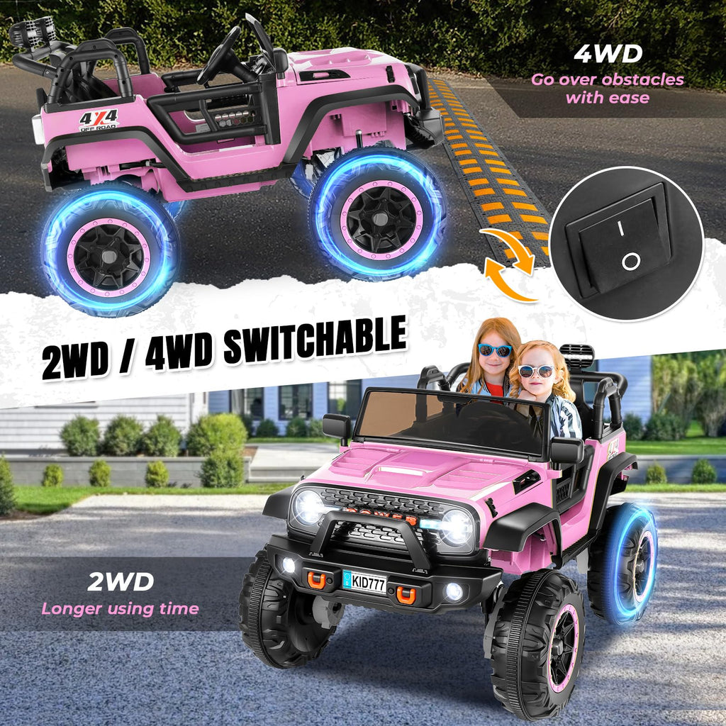 24V Pink Ride on Toy Car C5961