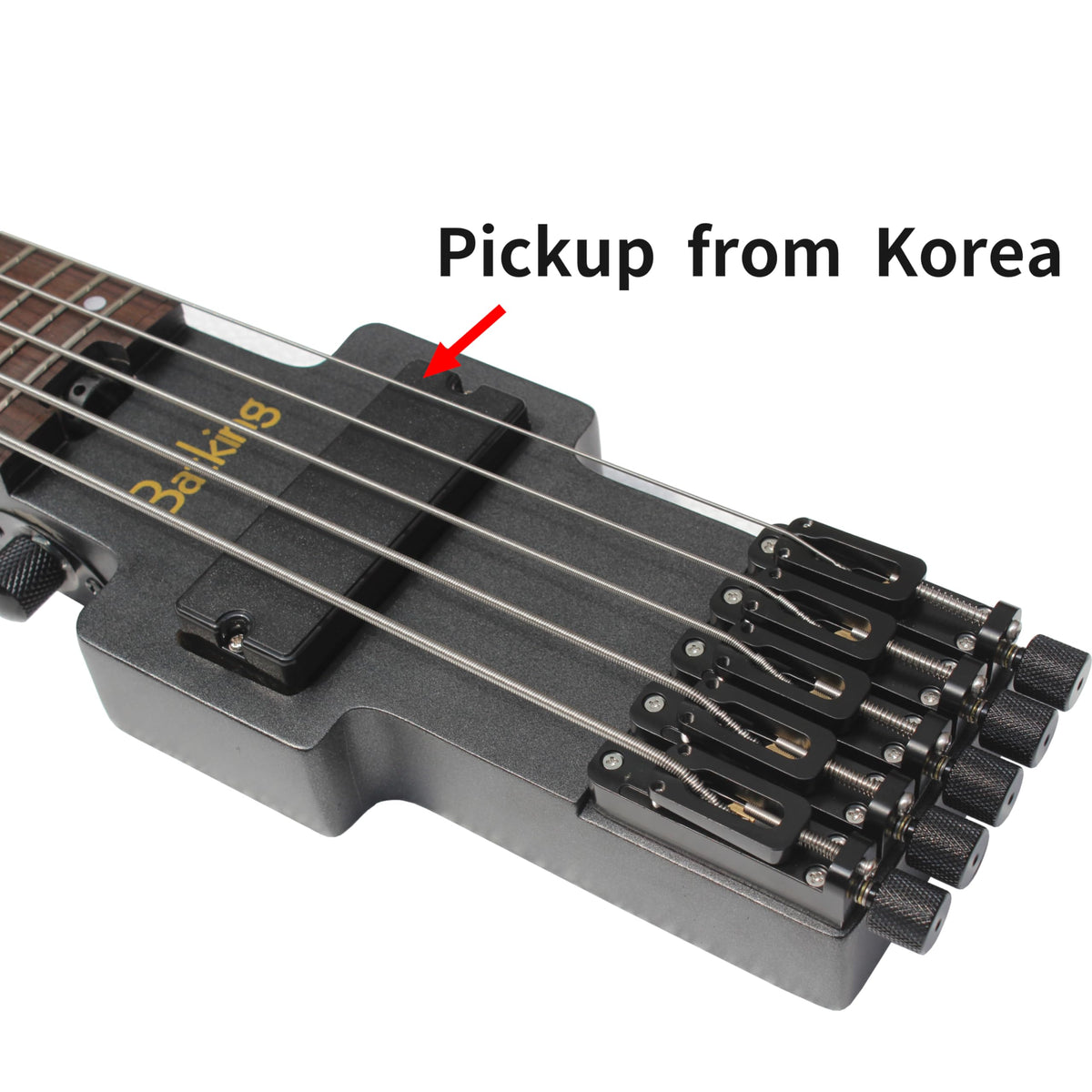 5 Strings Electric Headless Bass Guitar A7042
