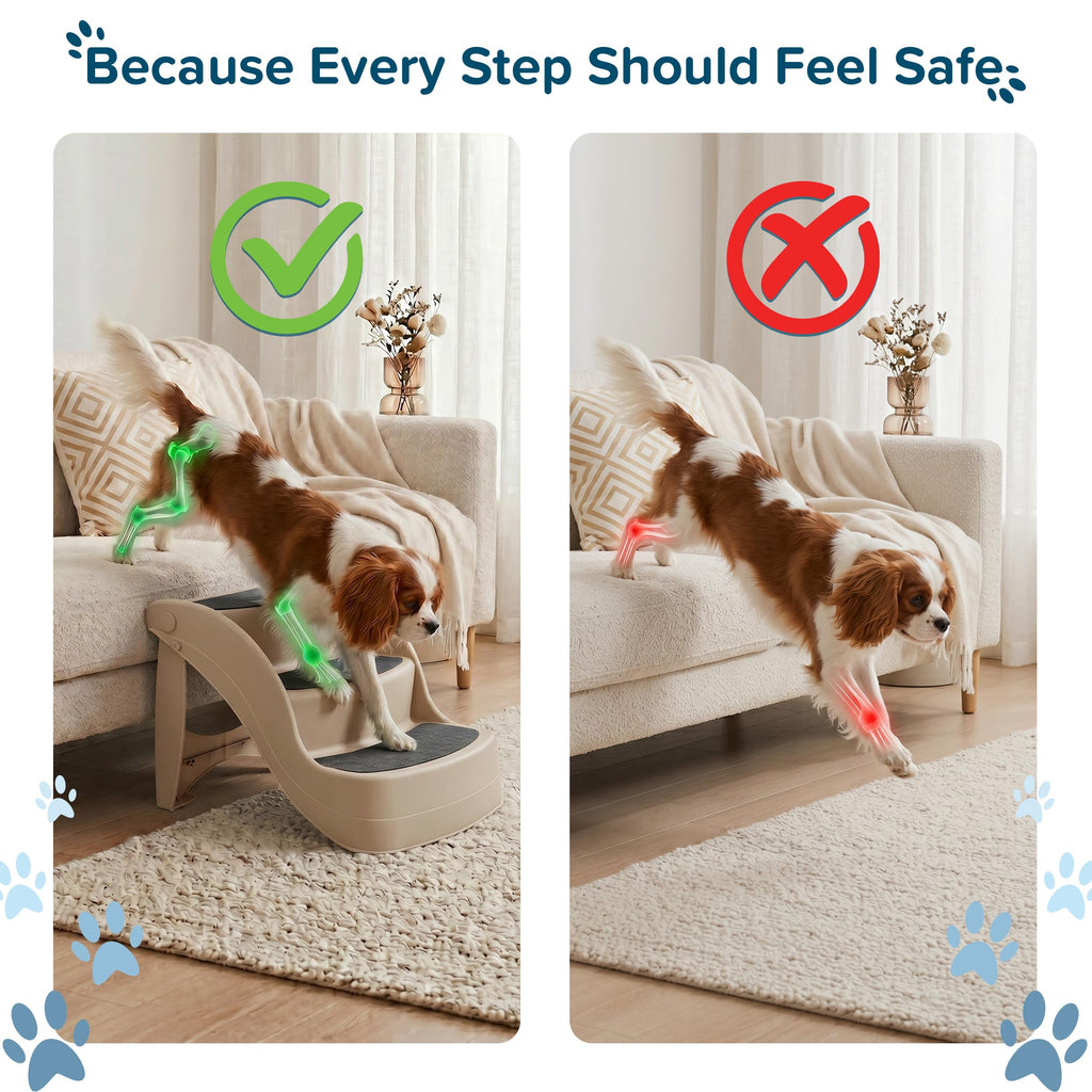 3-Step Dog Stairs with Safety Locking Pins T3317