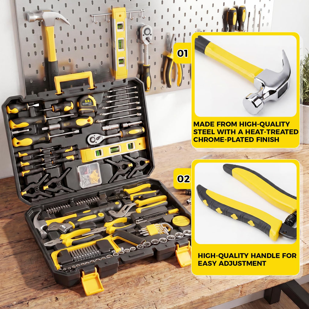 155 Pcs Household Tool Set with Toolbox X913