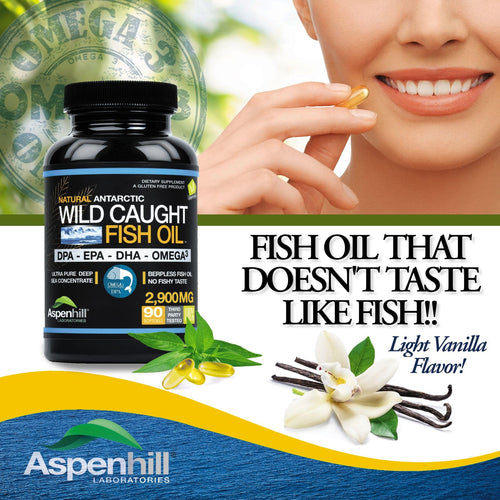 2900 mg Omega-3 Fish Oil 90 SoftGels H3357