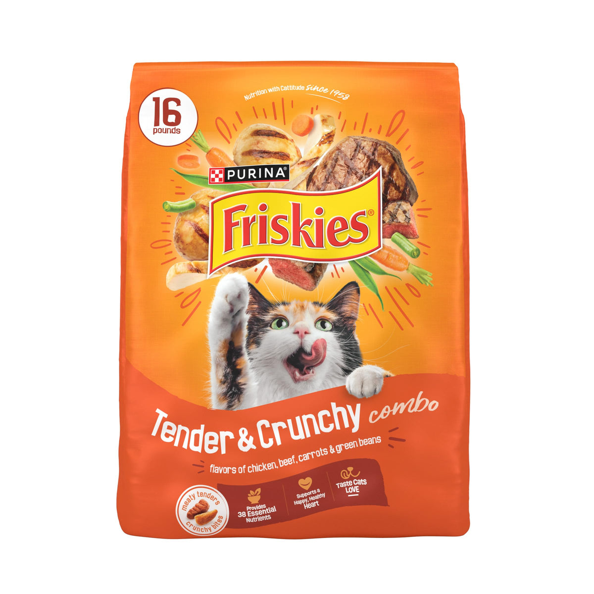 Dry Cat Food 16 lb Bag C374